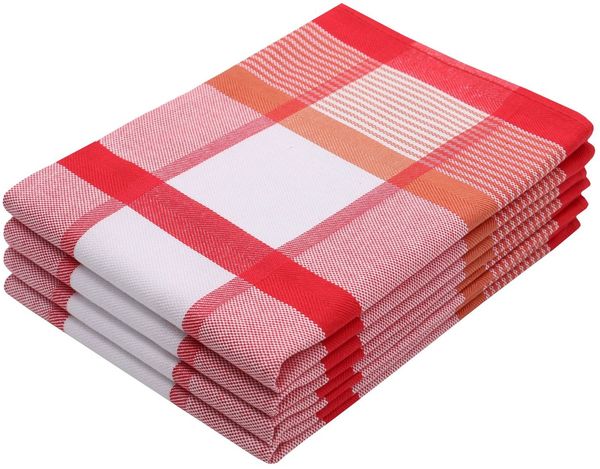 ZOLLNER Geschirrtuch, (Spar-Set, 4-tlg), 50 x 70 cm, 100% Baumwolle, vom Hotelwäschespezialisten