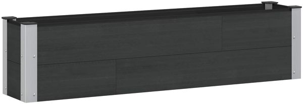 vidaXL Hochbeet Schwarz 150 x 30 x 36 cm 42039036