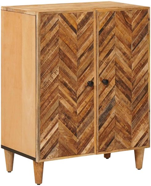 vidaXL Stauraumschränke Braun 60 x 33,5 x 75 cm Massivholz Mango 4018918