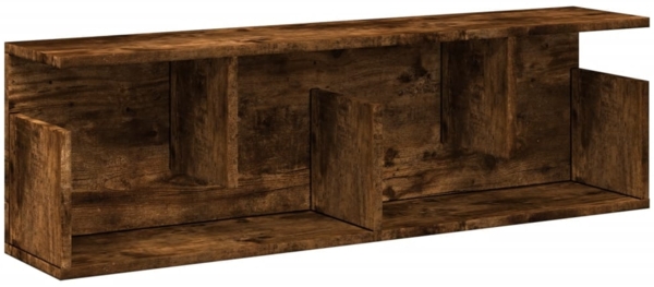vidaXL Wandschrank 100x20x30 cm Räuchereiche Holzwerkstoff 854845
