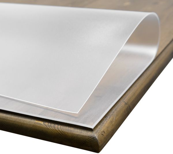 Beautex Tischdecke Folie 2 mm transparent und matt Tischdecke Schutzfolie Tischschutz (1-tlg)