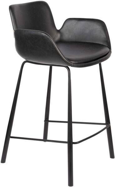 2er Set Brit Barhocker schwarz