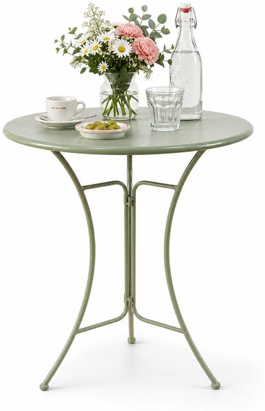 HTI-Living Gartentisch Gartentisch Ivy Metall Grün (Stück, 1-St, 1 Gartentisch)