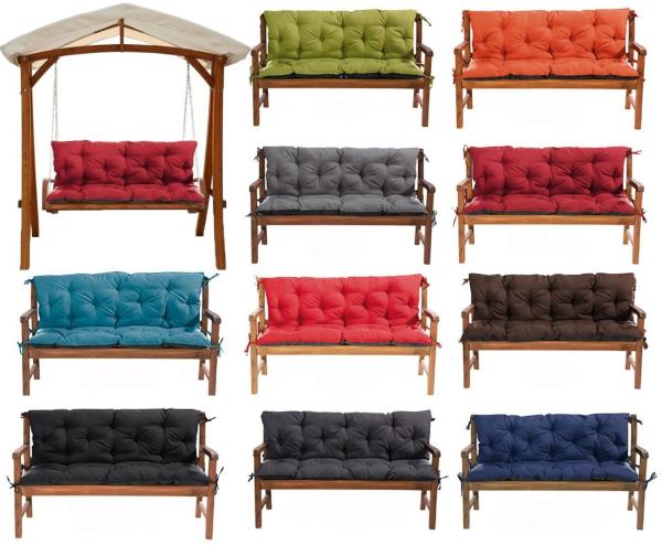 Mayaadi Home Auflagekissen Gartenbankauflage, (Set)