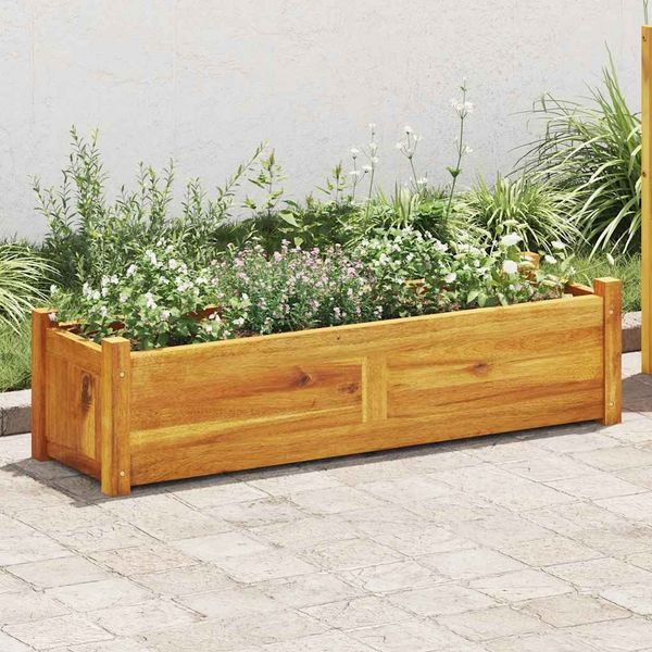 vidaXL Garten-Hochbeet Akazienholz 100x30x25 cm 42566