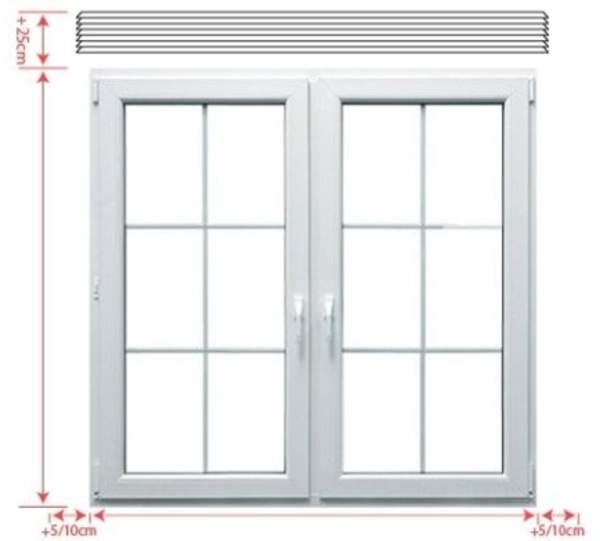 Basic Raffrollo Faltrollo 140x240 cm Beige Raffgardine Bild 2