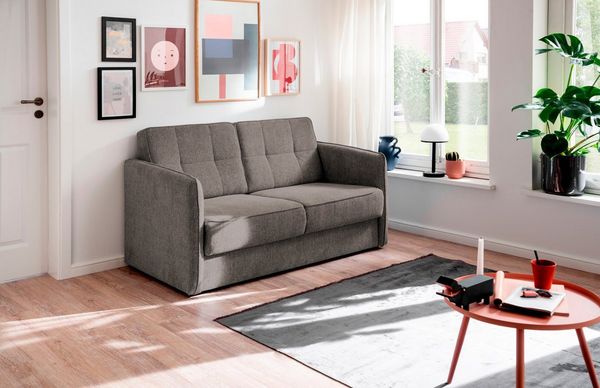 Home affaire Schlafsofa Milano, zwei einzeln ausziehbare Liegefunktionen