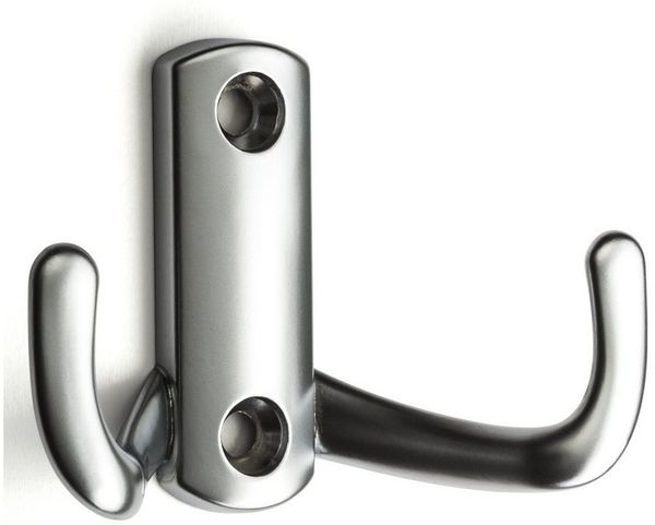 SO-TECH® Garderobenhaken Kleiderhaken JULIE Lochabstand 32 mm, kurz, Chrom matt