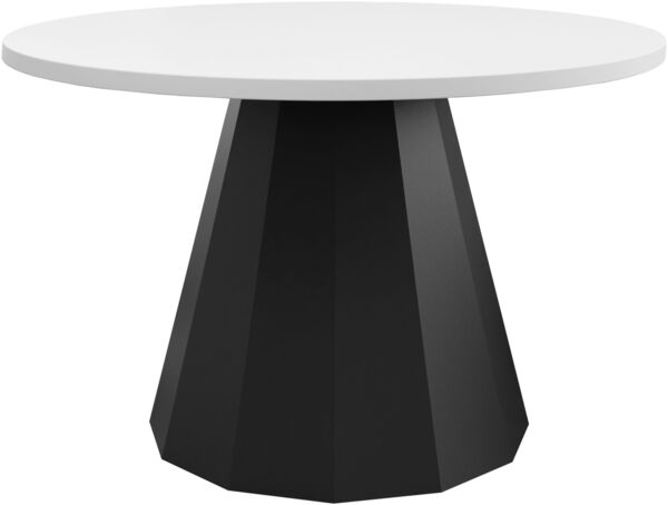 Couchtisch Elskin (Farbe: Schwarz / Arktisches Weiss)