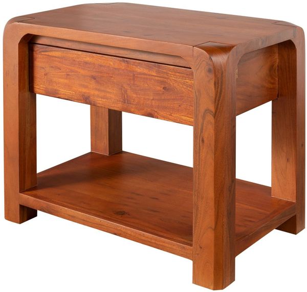 Nachttisch Akazie 60x40x50 honig lackiert BUENO #025