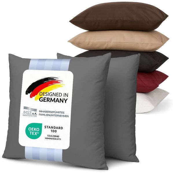 MSS Kissenbezug 2er Set - 40x80 cm - Café