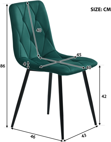 Essgruppe 5-teilig mit Marmoroptik Tisch 117×68 cm & 4 grün Leinenstühlen,Esszimmer-Set für Küche und Wohnzimmer Bild 6