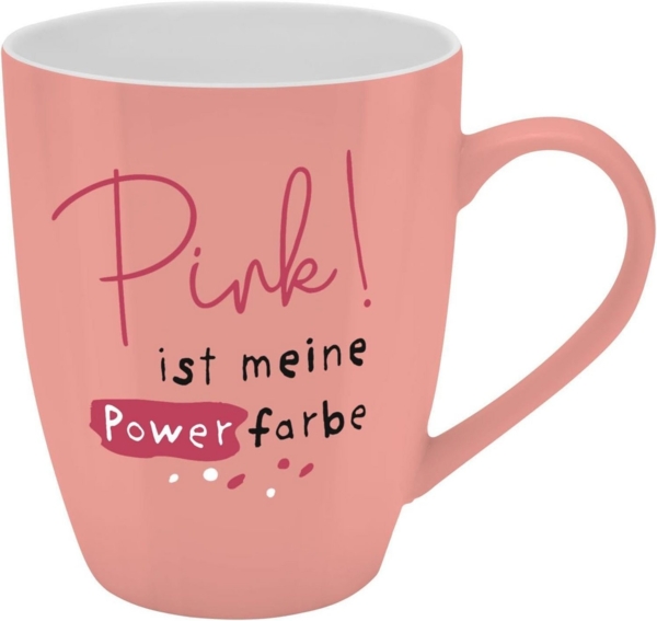 Tasse Tee- Kaffeetasse Kaffeebecher 35cl Geschenk Sheepworld PINK 074194
