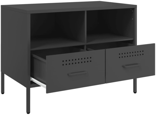 vidaXL TV-Schrank Schwarz 68x39x50,5 cm Stahl 843042 Bild 8