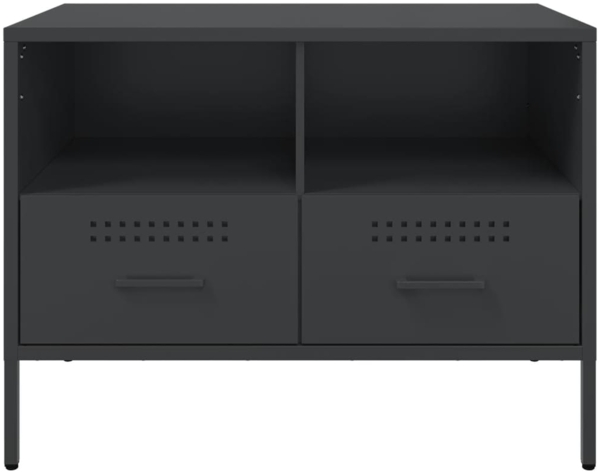 vidaXL TV-Schrank Schwarz 68x39x50,5 cm Stahl 843042 Bild 5