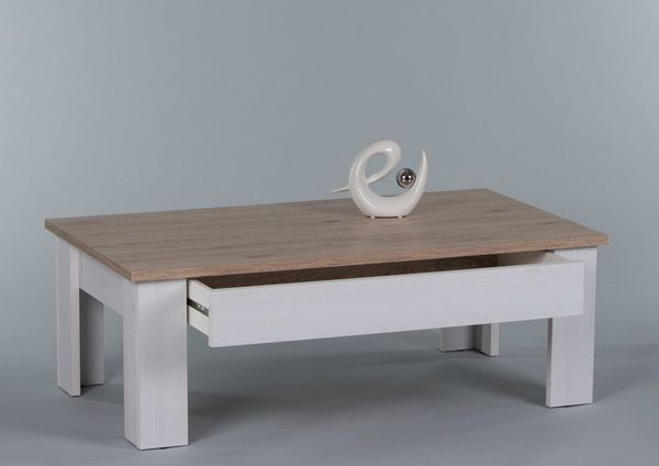 'Romance' Couchtisch, hell, 115 x 40 x 65 cm