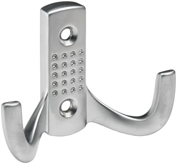 Hettich Mantelhaken 5,8 x 7,8 x 3,1 cm Aluminium-Optik - 1 Stück