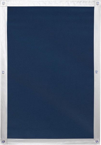 Dachfensterrollo Haftfix Hitzeschutz Abdunkelung, LICHTBLICK ORIGINAL, verdunkelnd, ohne Bohren, verspannt, Haftfix, mit Thermobeschichtung, mit Saugnapf, Blau, B36 x H76 cm