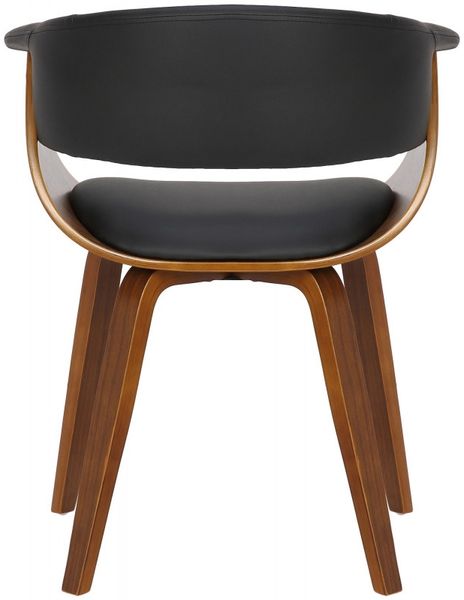 2er Set Stühle Bruce Kunstleder walnuss (Farbe: schwarz) Bild 7