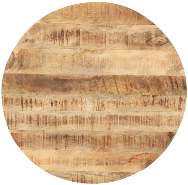 vidaXL Tischplatte Massivholz Mango Rund 25-27 mm 40 cm 286004
