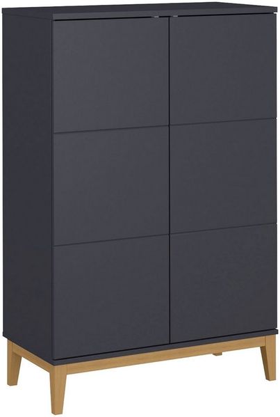 andas Highboard Maryd (1 St), Hochkommode mit Untergestell in Holzoptik