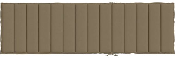 vidaXL Sonnenliegen-Auflage, Melange Taupe, 4 x 200 x 50 cm Bild 5
