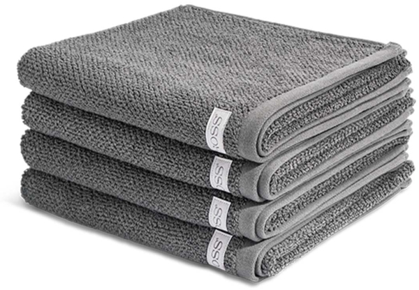 Ross Selection 4 tlg. Frottier-Set - 4 X Handtuch (50 X 100cm) - 540 g/m2 - Schiefer