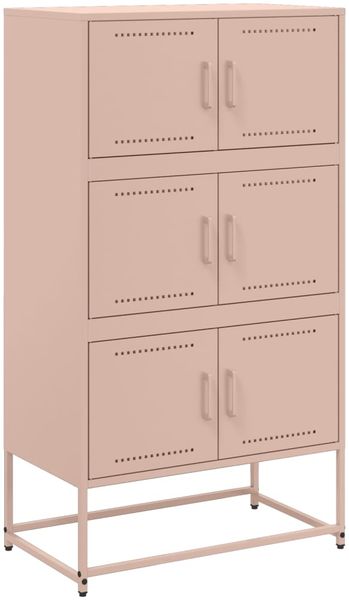 Sideboard, Kommode Rosa 68,5x38,5x123,5 cm Stahl