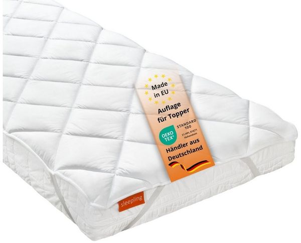 Matratzenauflage Matratzenschoner Komfort 100 sleepling, für 30 cm Matratzenöhe