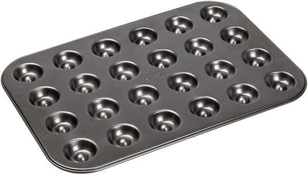 Zenker Husarenkrapfen-/ Engelsaugenblech Sparkling Christmas, Ofenblech mit Teflon Antihaftbeschichtung für kinderleichtes Backen, hochwertige Form für selbstgemachte Plätzchen (Farbe: Schwarz)