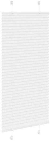 vidaXL Plissee Weiß 55x150 cm Stoffbreite 54,4 cm Polyester 4015491 Bild 3