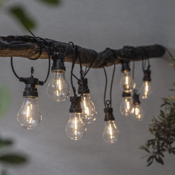 LED Party-Lichterkette ,Circus Filament', outdoor, Netzbetrieb, warmweiß, klar, L 405cm Bild 2