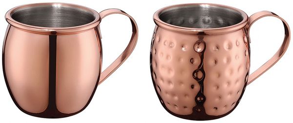 Schnapsgläser Shot Vodka Gläser Becher cilio MOSCOW MULE Auswahl Design 200485 Hammerschlag