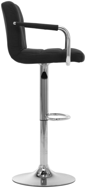 vidaXL Barhocker 2 Stk. Schwarz Stoff [283425] Bild 3