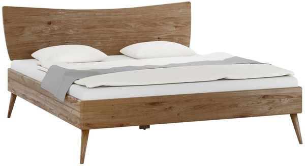 Bett Veno 205 x 165 x 96,5 cm Eichenholz Natur