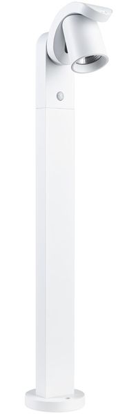 Paulmann 94833 LED Pollerleuchte Cuff Bewegungsmelder Weiss IP44 3000K