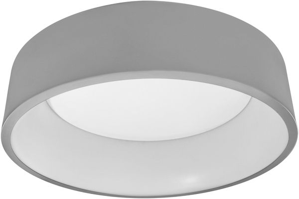 Osram SMART+ Matter Cylinder LED Deckenleuchte Grau 450mm, 24W, 930lm, TW 3000-6500K, WiFi, Alexa, PMMA