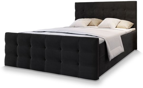 Masseno Boxbett AMON 160x200 cm mit Bonell Matratze und Topper
