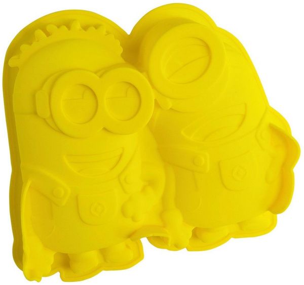 Geda Labels GmbH Backform Minions, (1-tlg), Gelb, 24x21x6, spülmaschinengeeignet