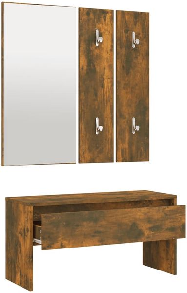 Flurmöbel-Set Räuchereiche Holzwerkstoff [820478] Bild 6