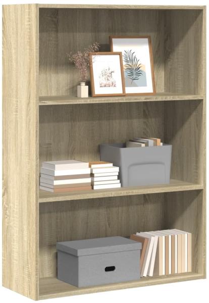 vidaXL Bücherregal Sonoma-Eiche 80x30x114 cm Holzwerkstoff 857933