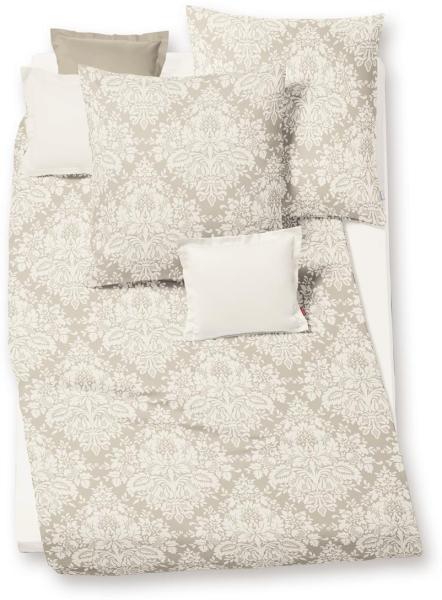 Fleuresse Lech Edelflanell Bettwäsche 200x200 Ornamente beige-sand 603739-7