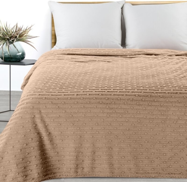 Decke LISA beige 130x170 beige Bild 2