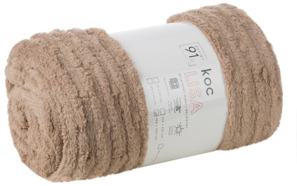 Decke LISA beige 130x170 beige Bild 3