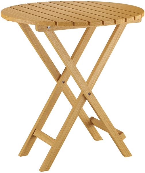 Holztisch, Klapptisch, Buchenholztisch rund 68x68x74 Buche lackiert 10-212