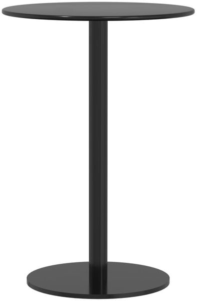 vidaXL Gartentisch Rund Schwarz Ø50x72 cm Stahl 4009308 Bild 2