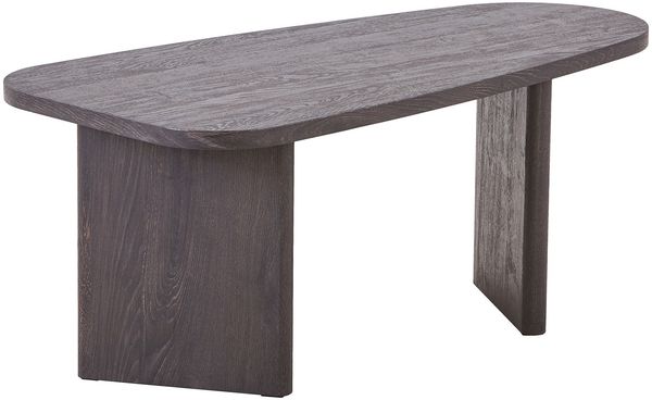 Couchtisch >Melo< in Dunkelbraun, MDF, Dekor - 100x41x50cm (BxHxT)