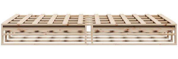 vidaXL Massivholzbett ohne Matratze 160x200 cm Kiefernholz 850848 Bild 5