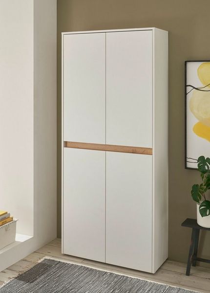 Home affaire Schuhschrank City/Giron, modernes Schuhregal, Schrank für 32 Schuhe, Schuhkommode acht Schuhfächer, viel Stauraum, 93 cm breit