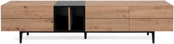 TV-Board >Nola< in Artisan Eiche - 195x48x37cm (BxHxT)